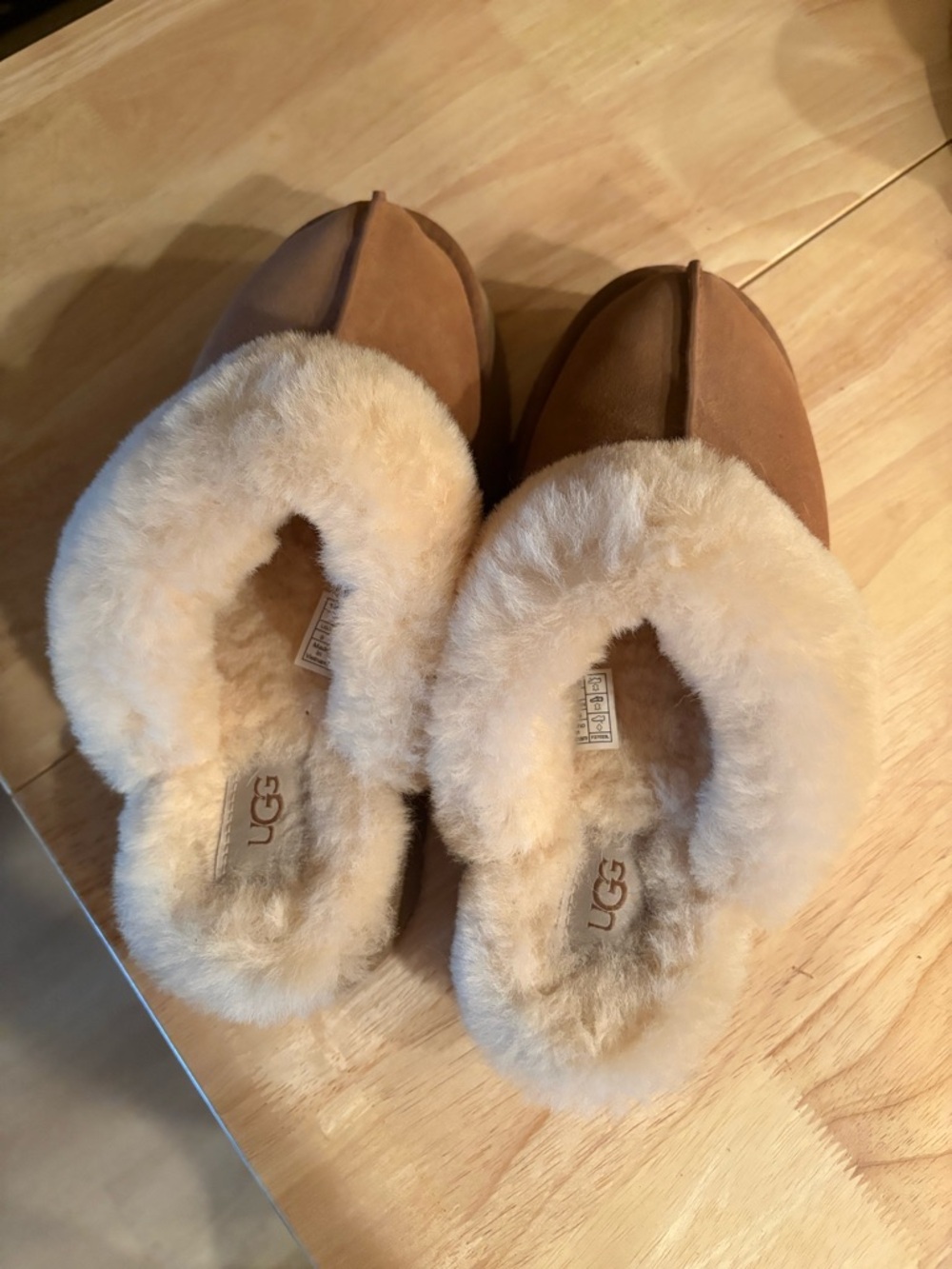UGG Chestnut Faux-Shearling Slippers